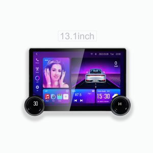デュアルノブ付きAndroidカーステレオ